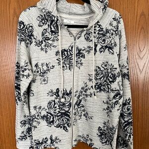 NWOT! Women’s Maurice’s Floral Zip Hoodie